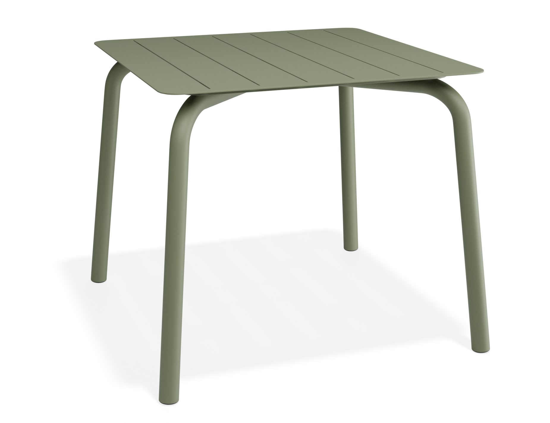 Roku Square Dining Table - Outdoor - Eucalyptus Green