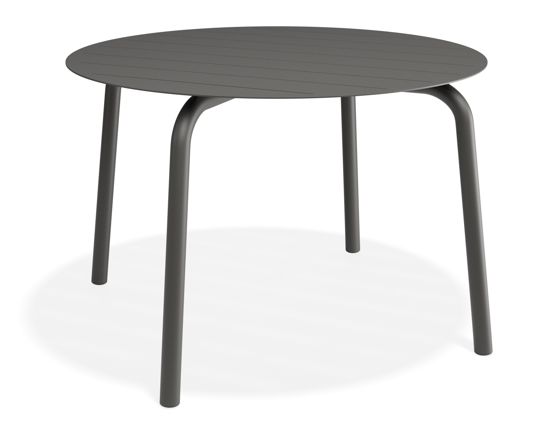 Roku Round Dining Table - Outdoor - Matte Charcoal