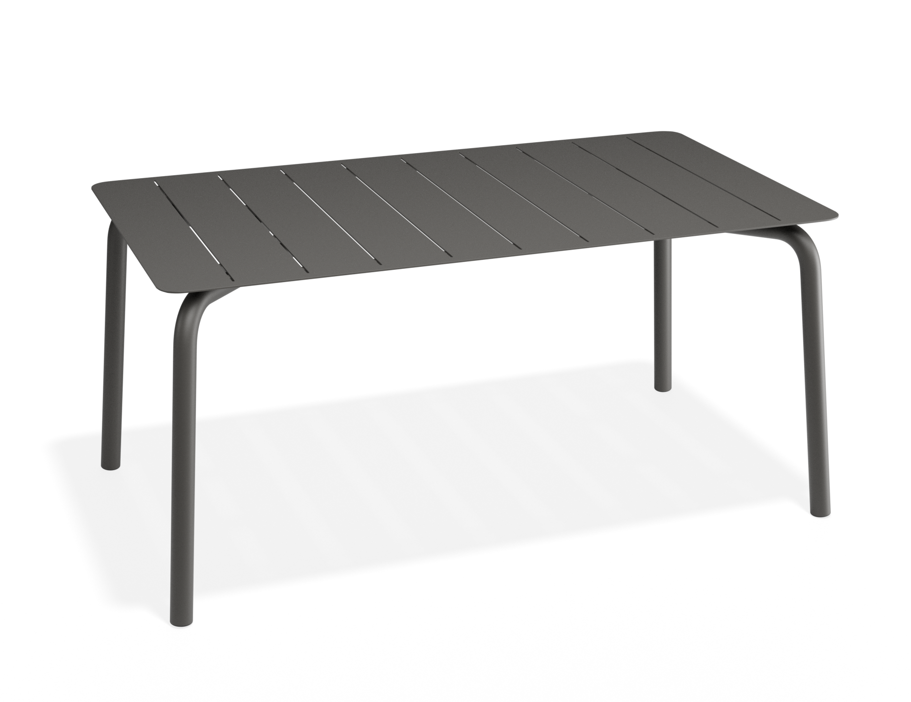 Roku Dining Table - Matte Charcoal
