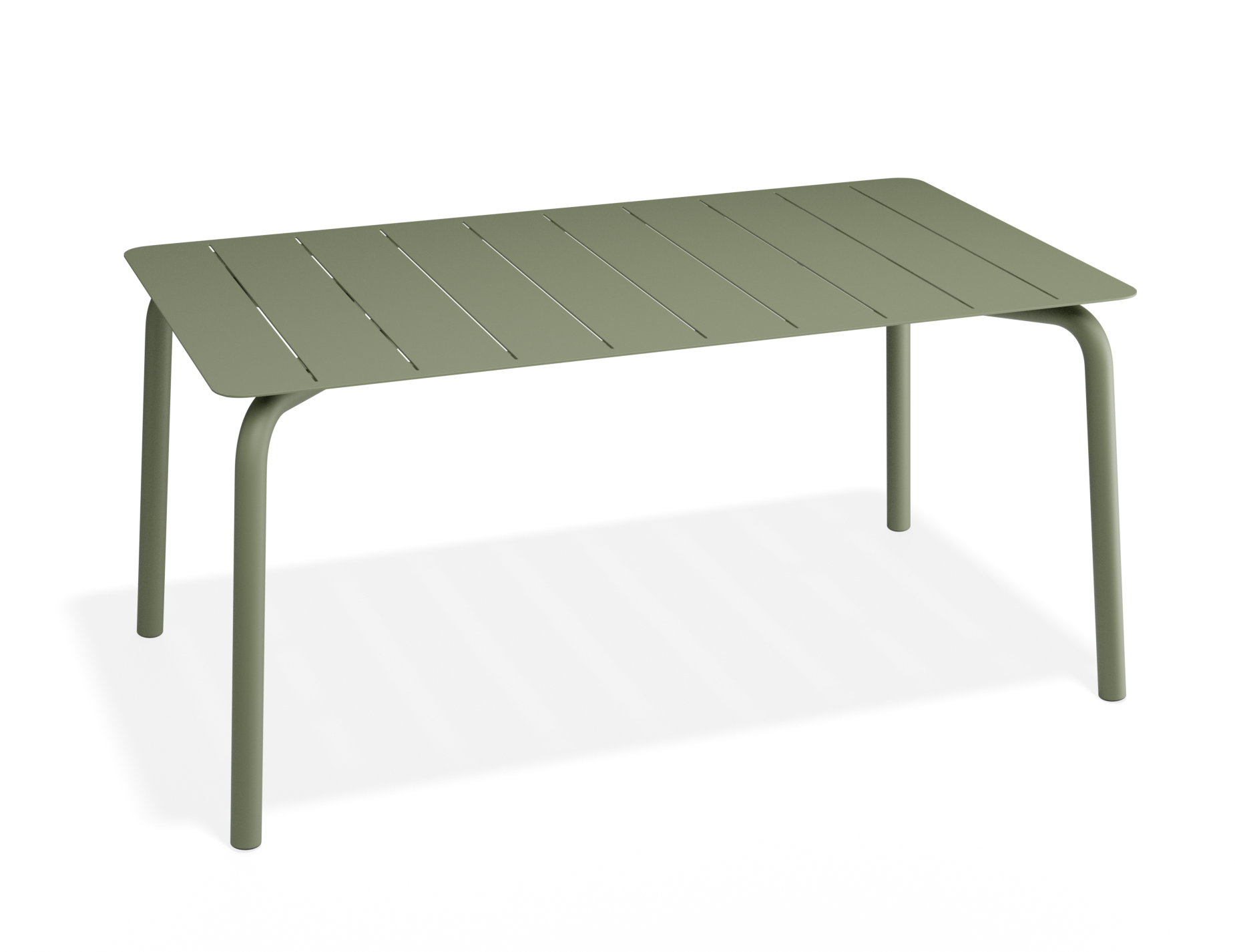 Roku Dining Table - Matte Eucalyptus Green