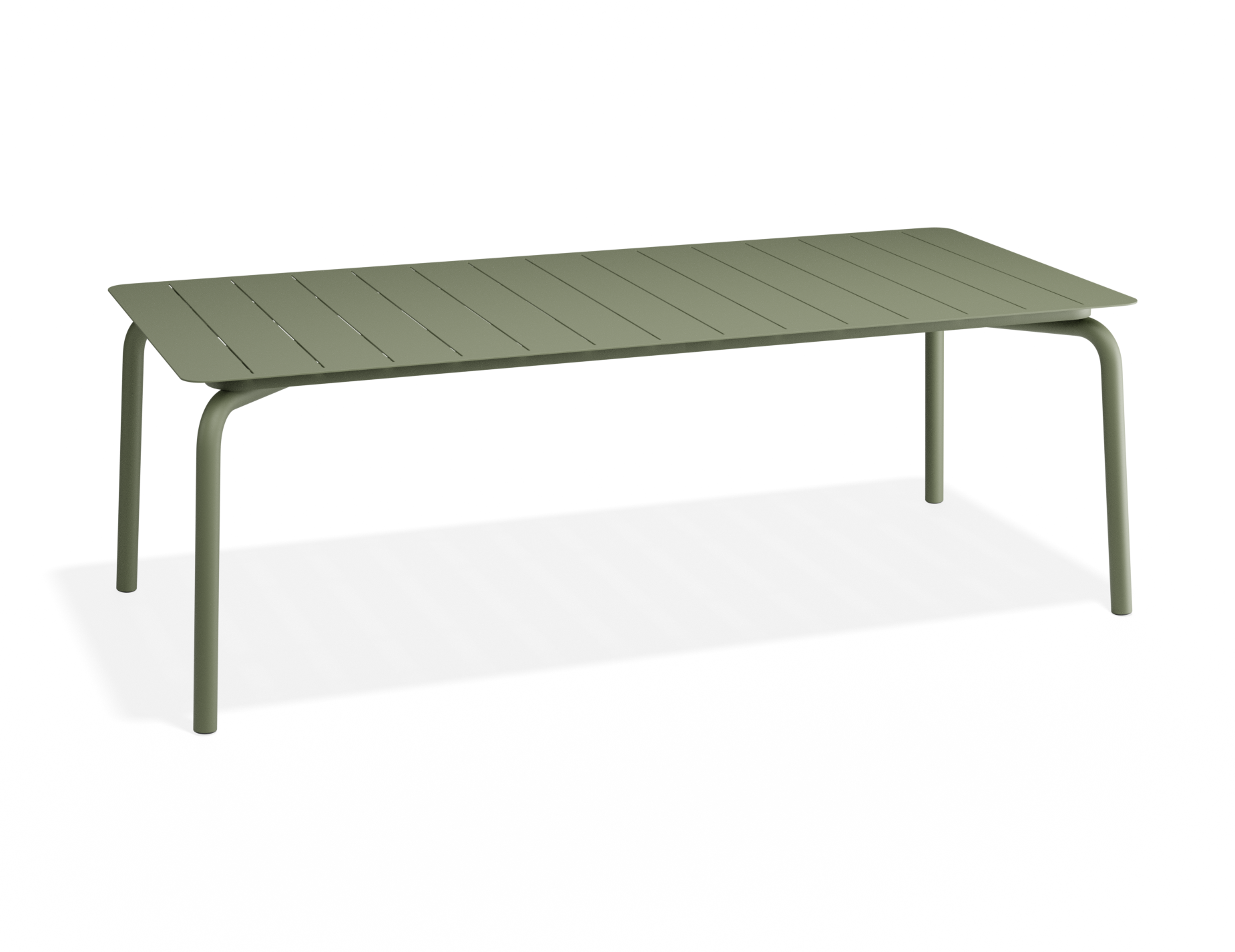 Roku Dining Table - Matte Eucalyptus Green
