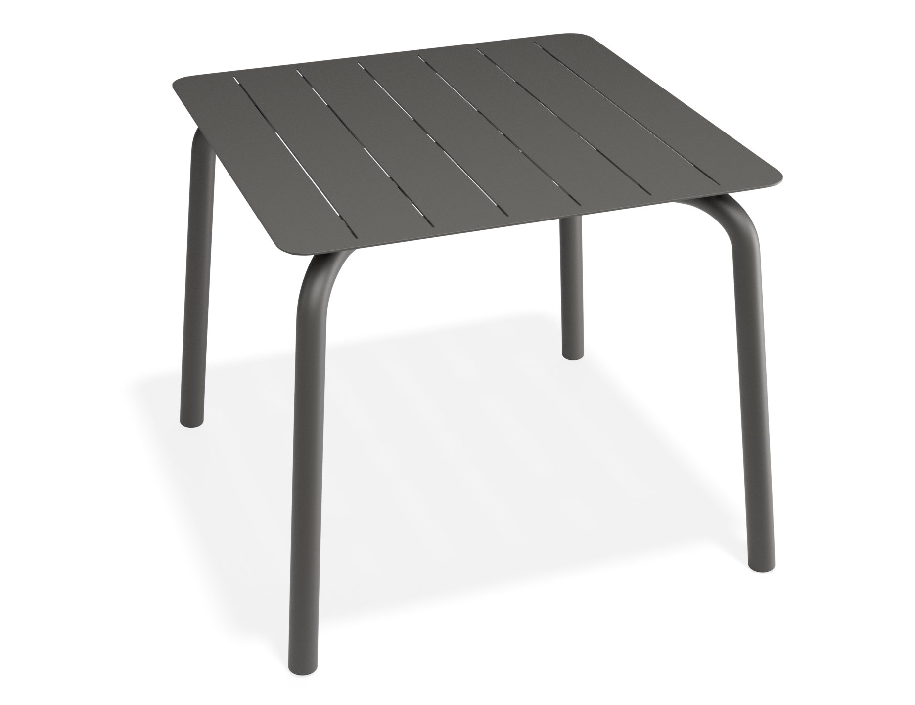 Roku Square Dining Table - Outdoor - Matte Charcoal