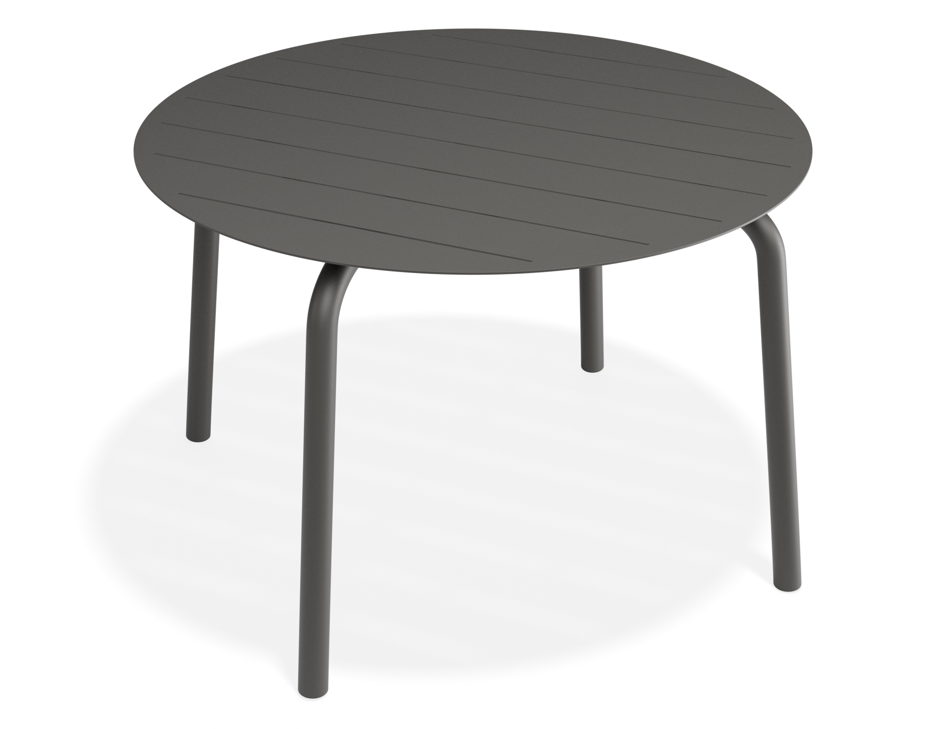 Roku Round Dining Table - Outdoor - Matte Charcoal
