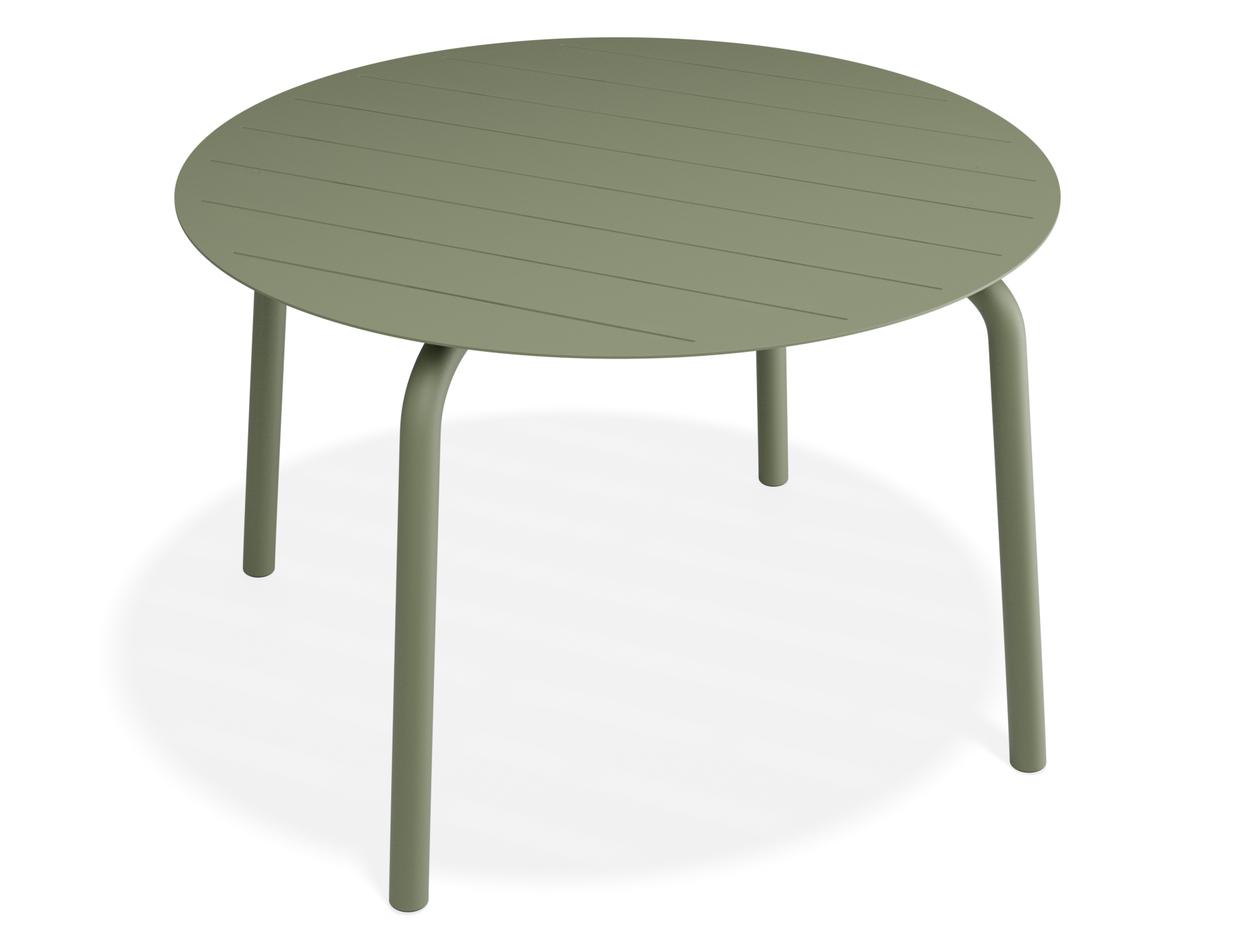 Roku Round Dining Table - Outdoor - Matte Eucalyptus Green