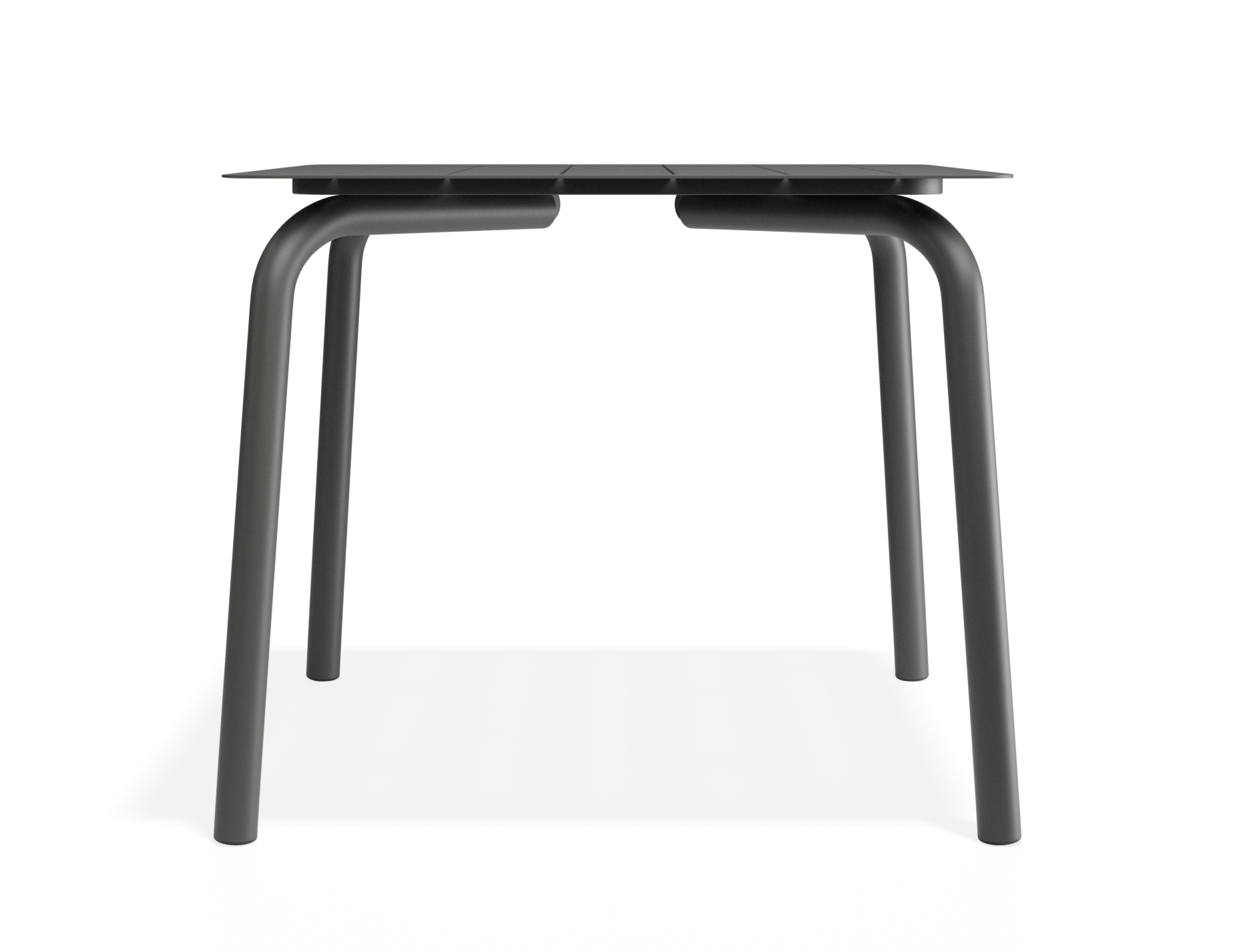 Roku Square Dining Table - Outdoor - Matte Charcoal