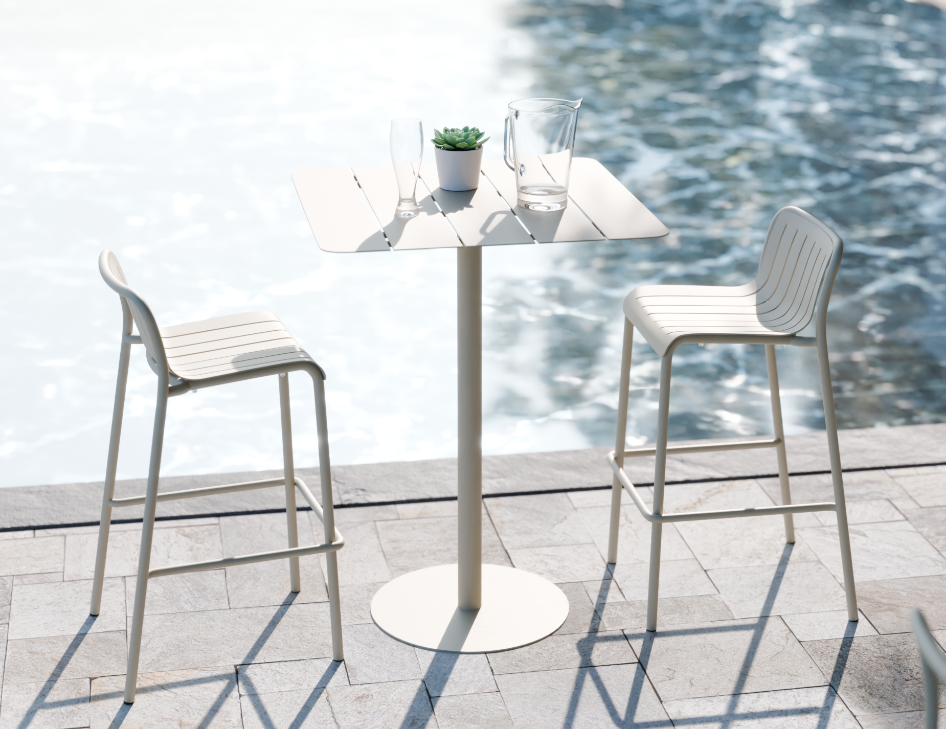 Roku Bar Stool - Outdoor