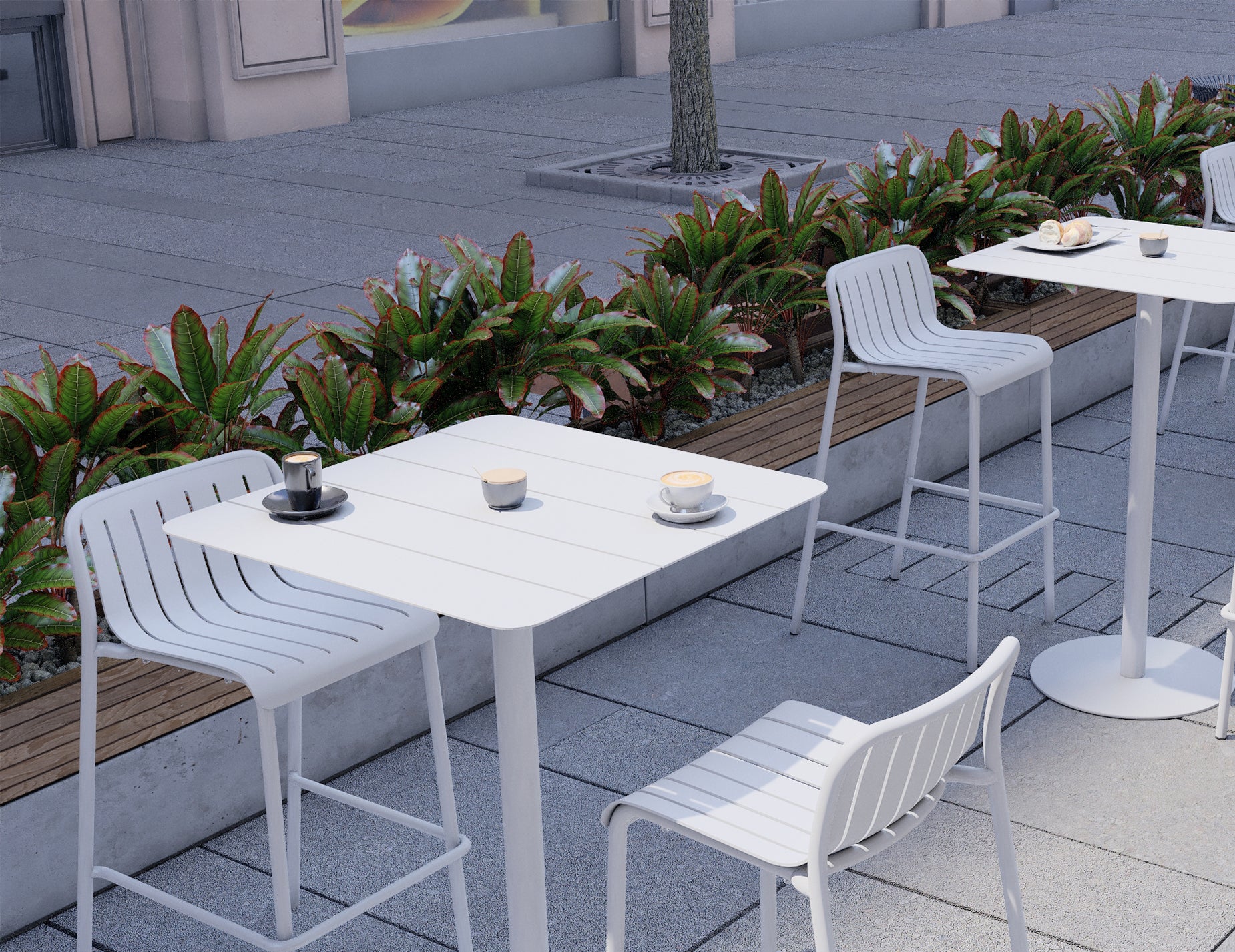 Roku Bar Stool - Outdoor