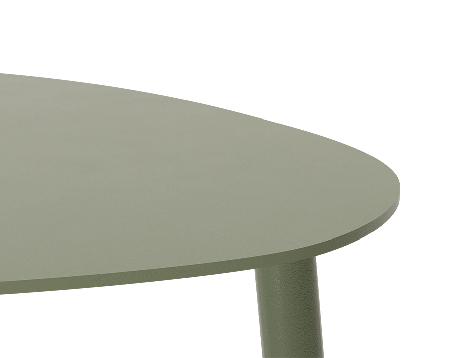 Cetara Outdoor Side Table - Eucalyptus Green