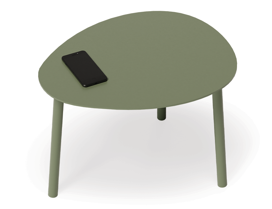 Cetara Outdoor Side Table - Eucalyptus Green
