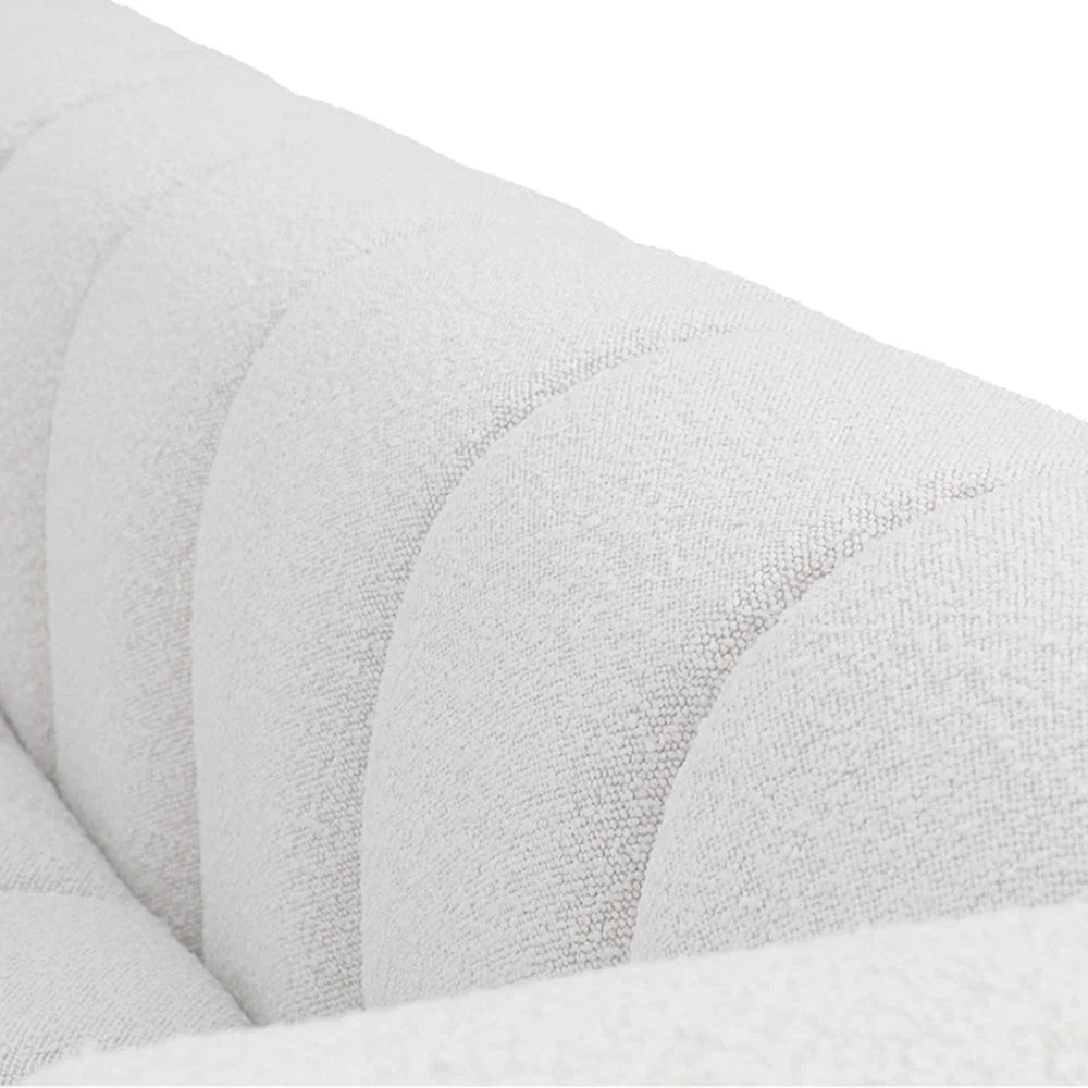 Clarence 3 Seater Sofa - Vanilla Boucle