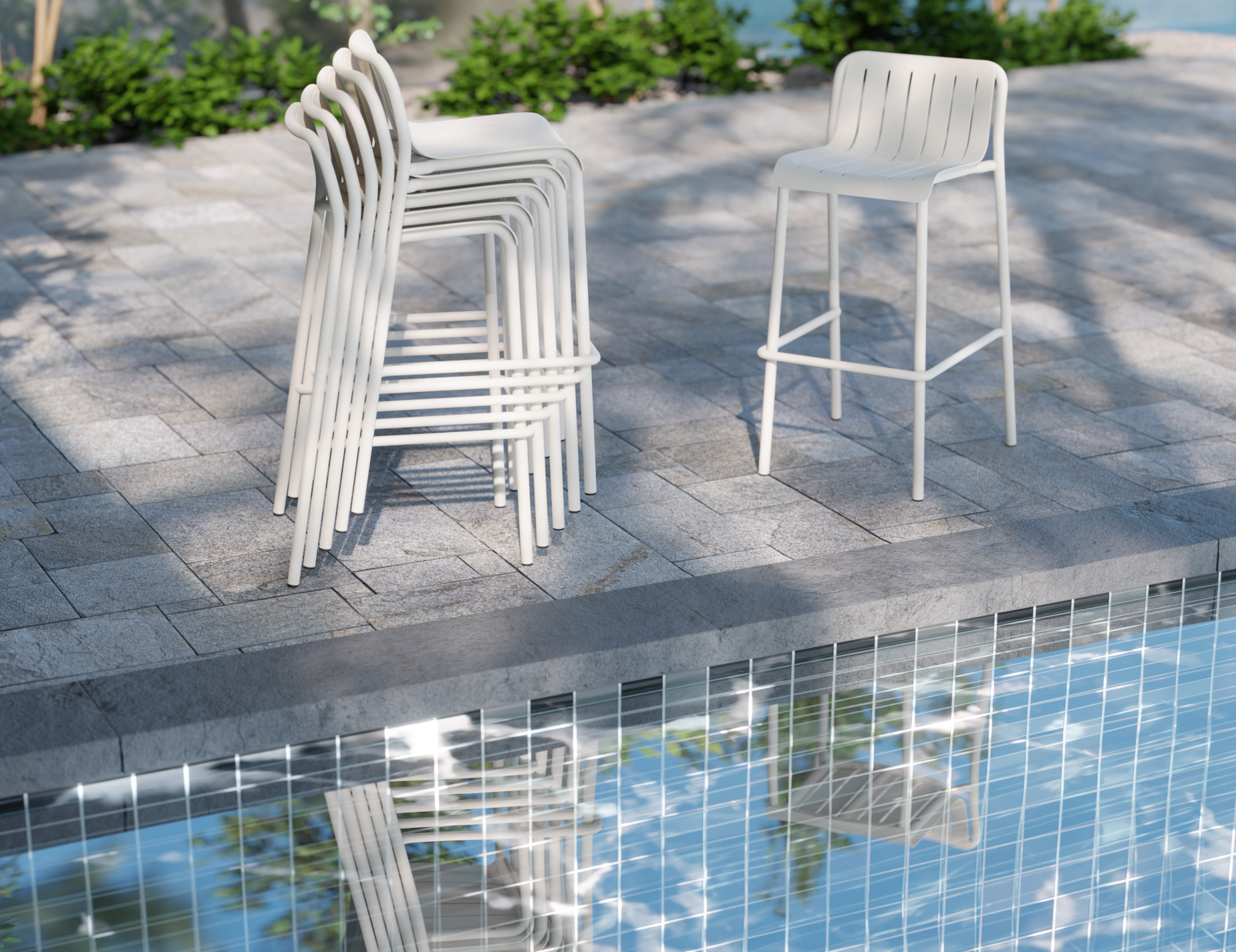 Roku Bar Stool - Outdoor