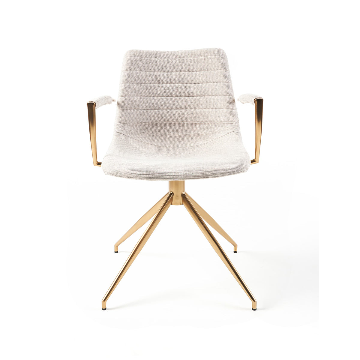 Belair Swivel Dining Chair (Biscuit).
