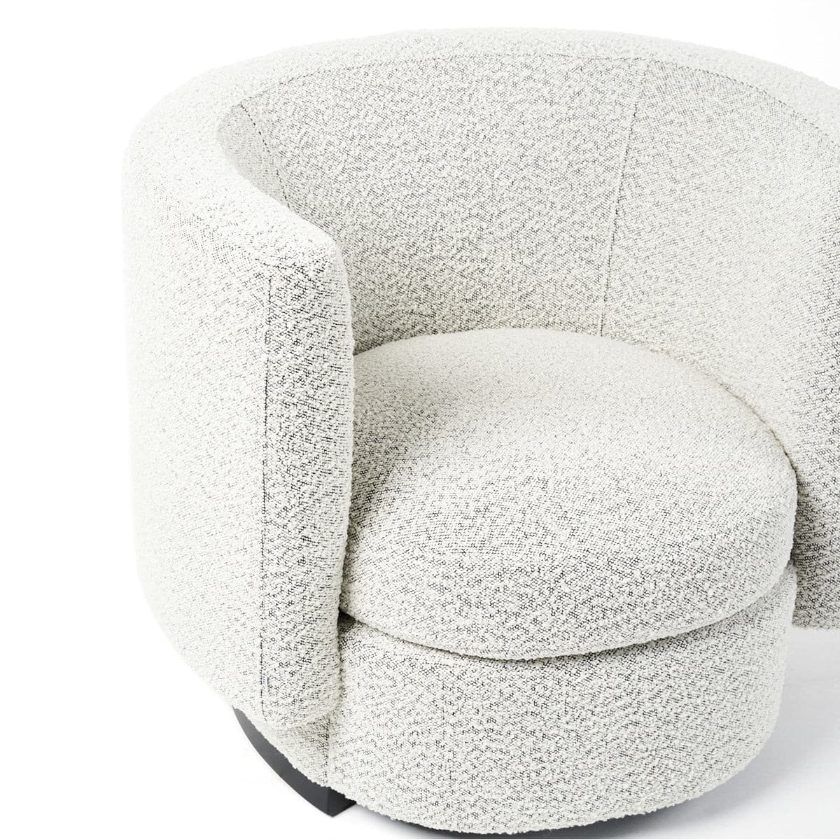 Arena Lounge Chair (Silver Boucle).