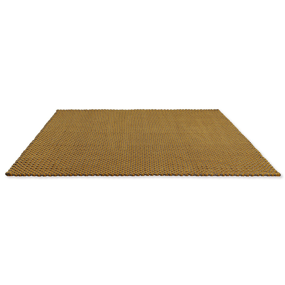 Lace Outdoor Rug (Mustard-Taupe).