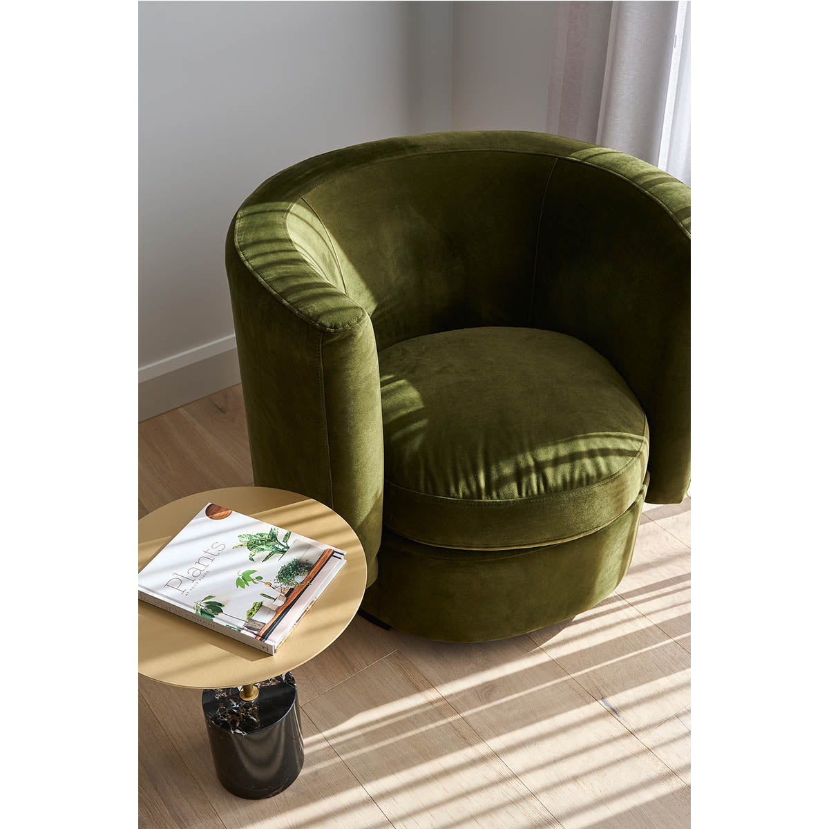 Lilli Side Table (Black/Red).