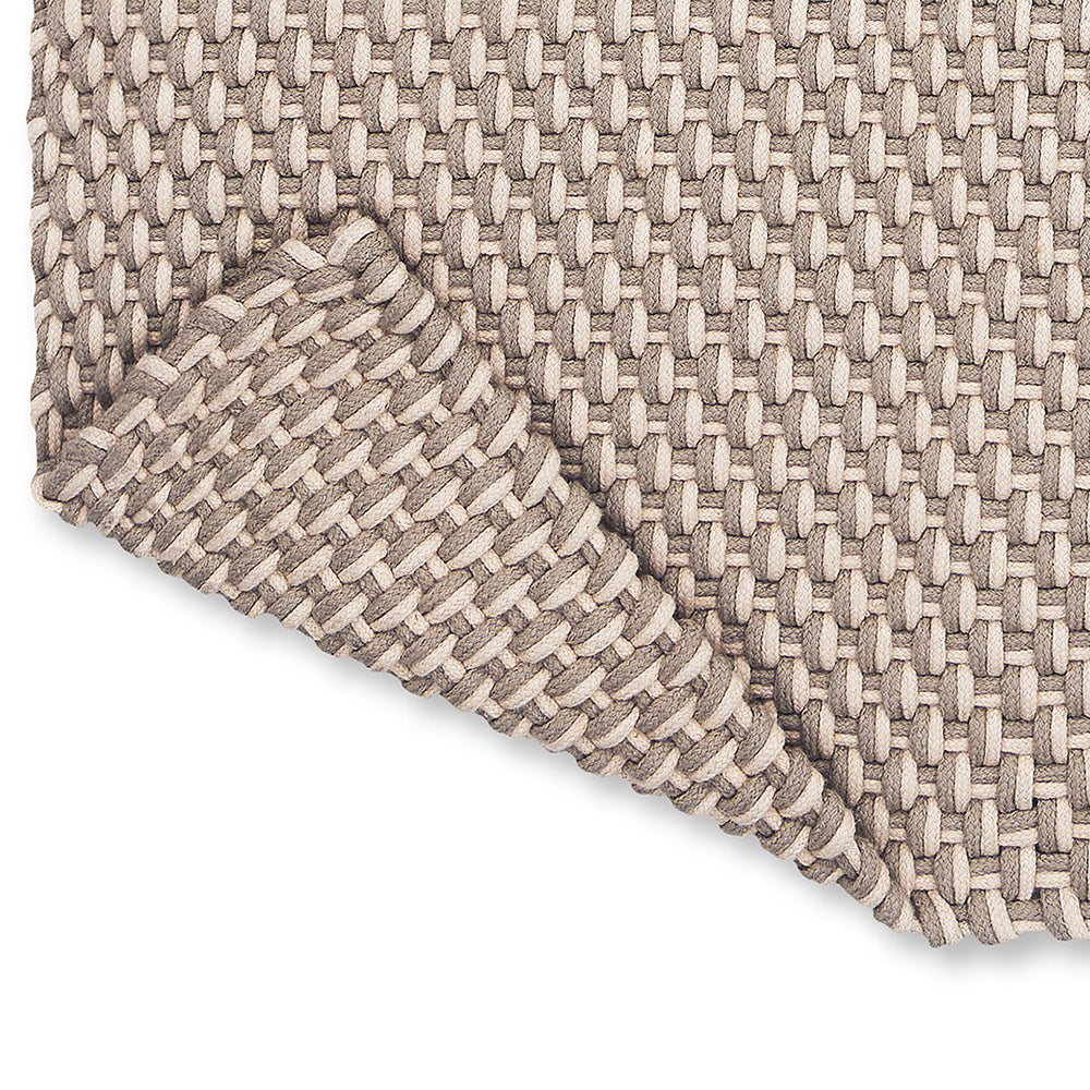 Lace Outdoor Rug (Sage Grey-White).