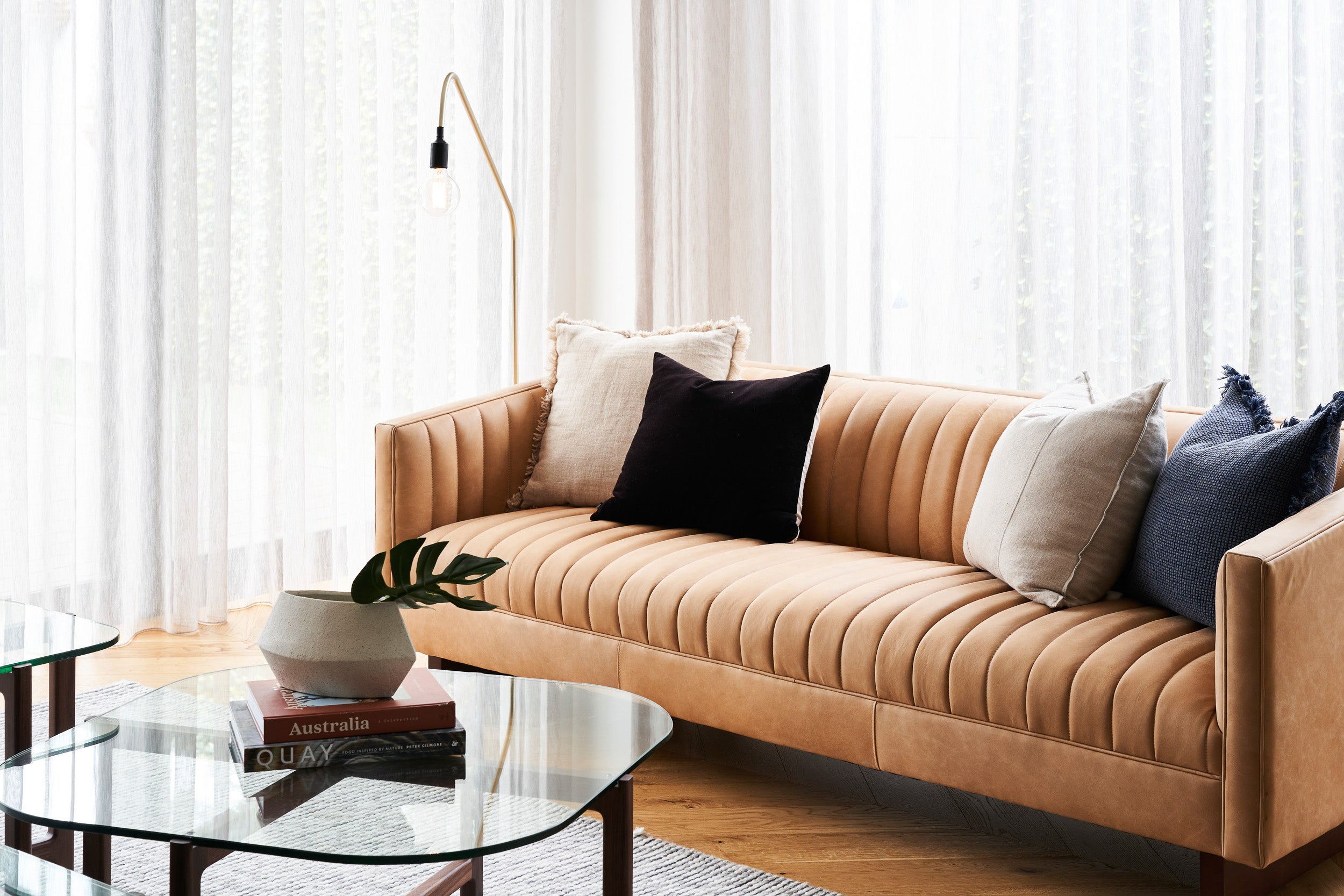 Quarry Side Table (Walnut).