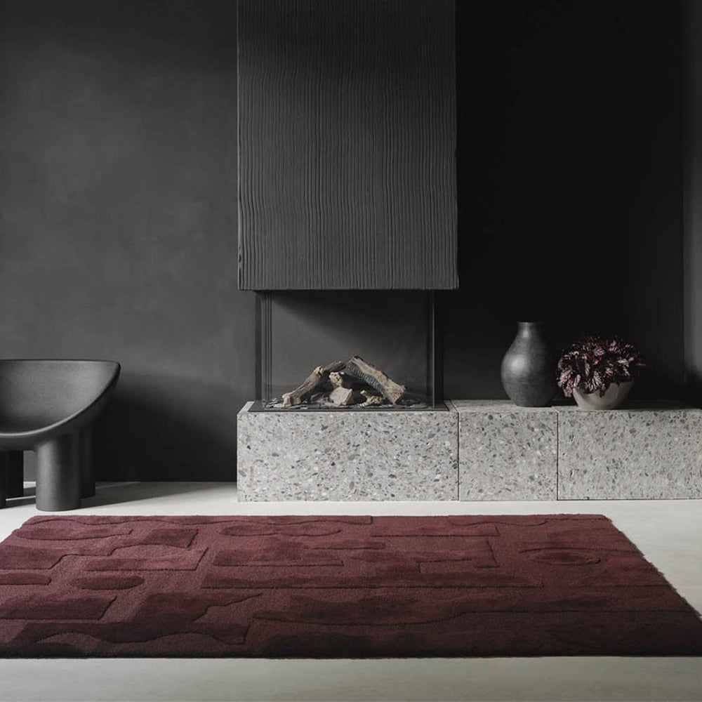 Twinset Mural (Burgundy).