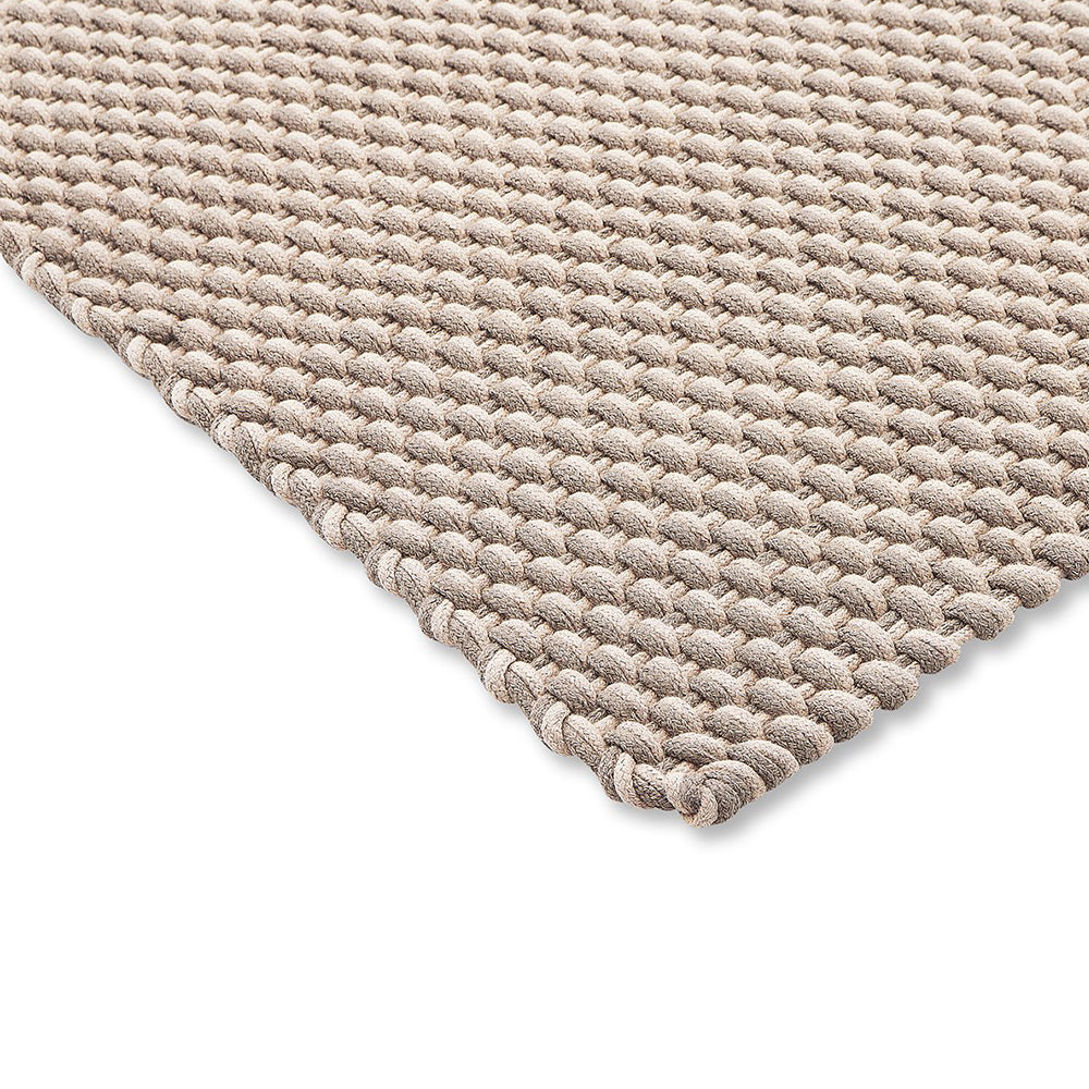 Lace Outdoor Rug (Sage Grey-White).