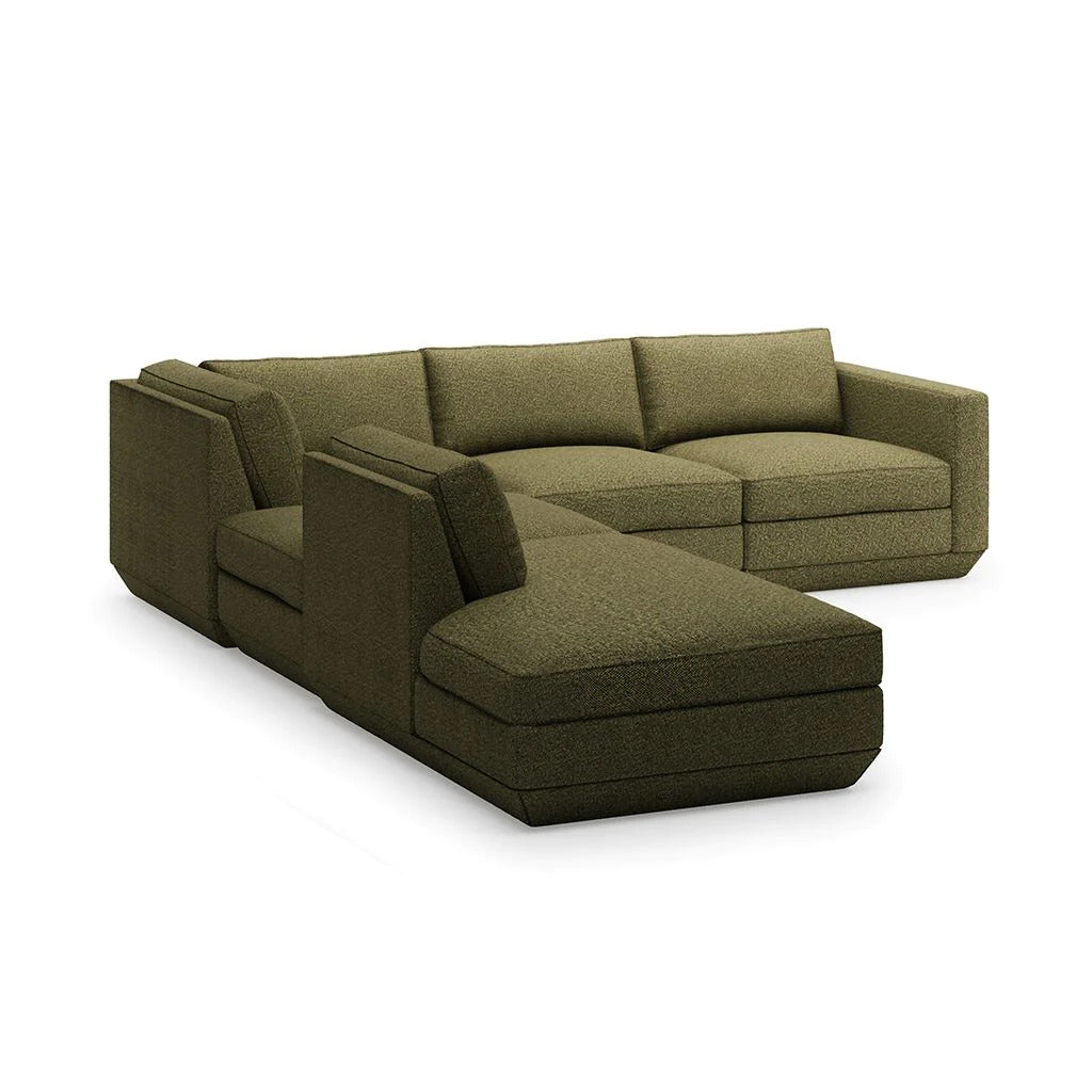 Podium Modualr Sofa - Arm Right (Copenhagen Terra).