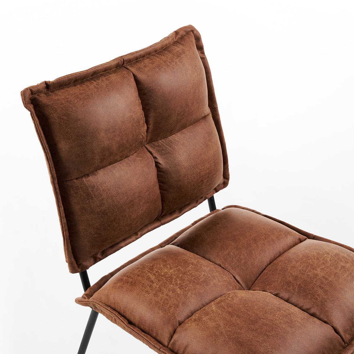Cecil Dining Chair (Cognac Leather).