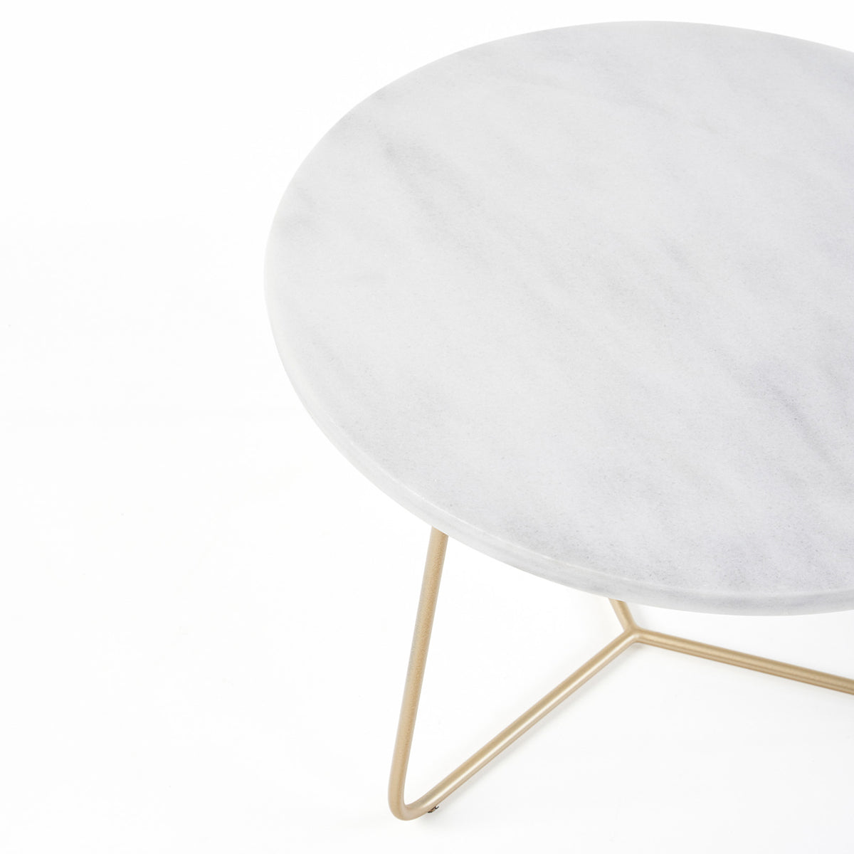Polly Side Table (White).