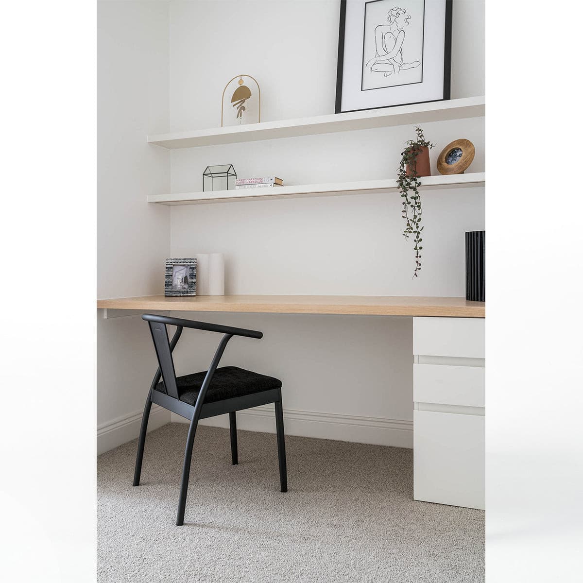 Albert Dining Chair (Black).