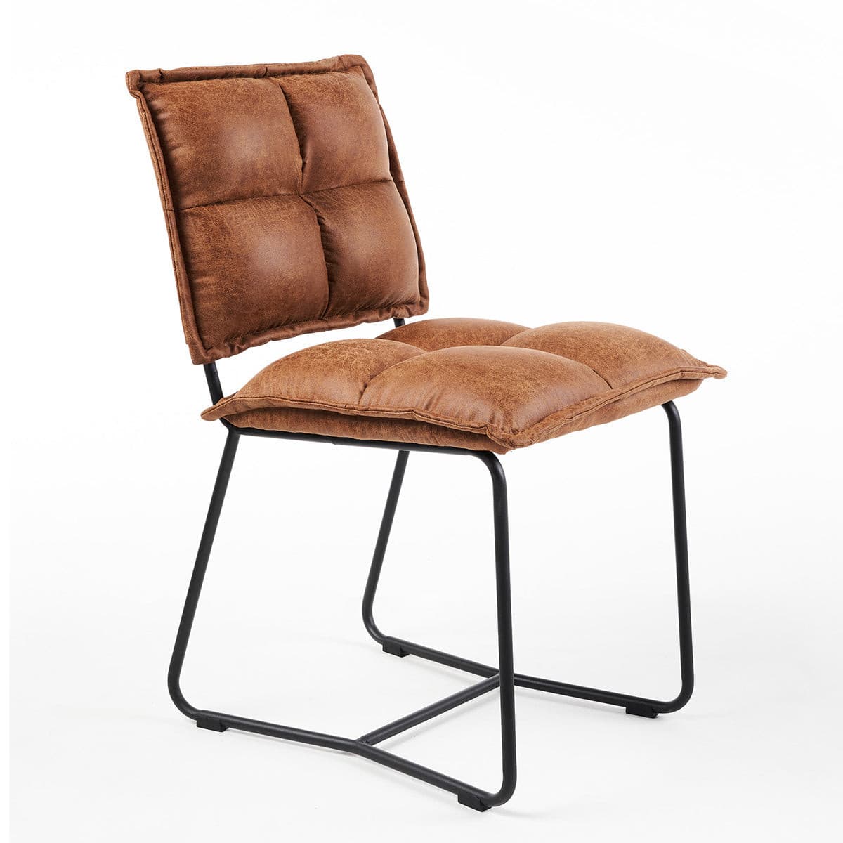 Cecil Dining Chair (Cognac Leather).