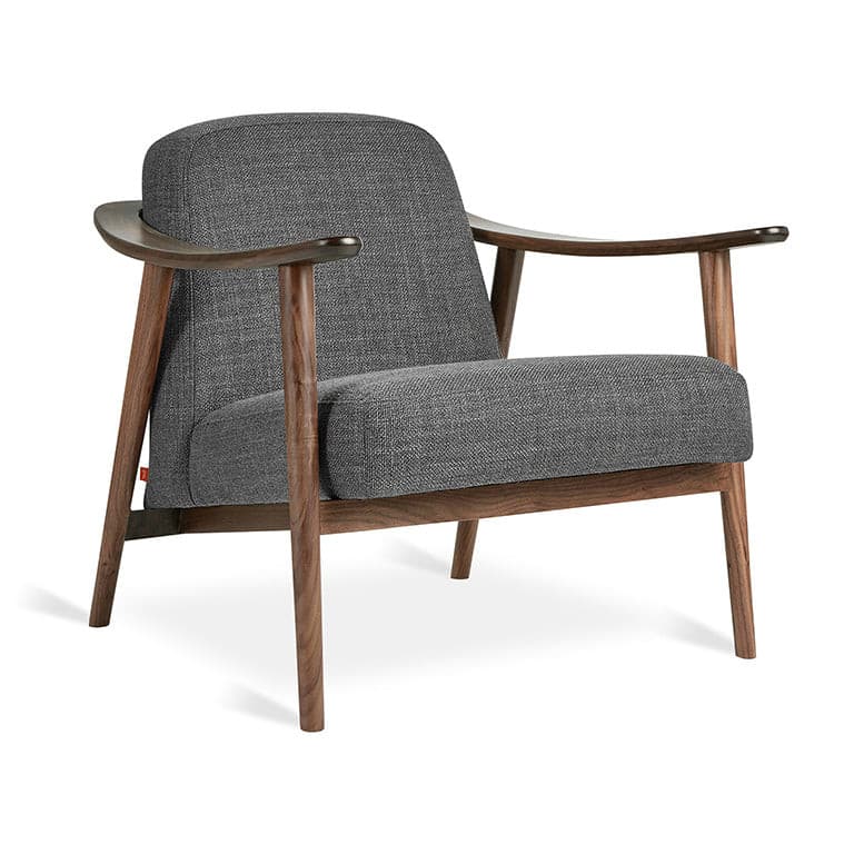 Baltic Armchair (Pewter/Walnut).