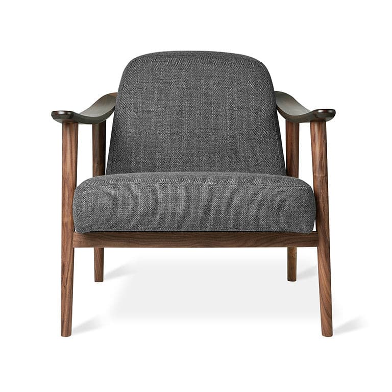 Baltic Armchair (Pewter/Walnut).