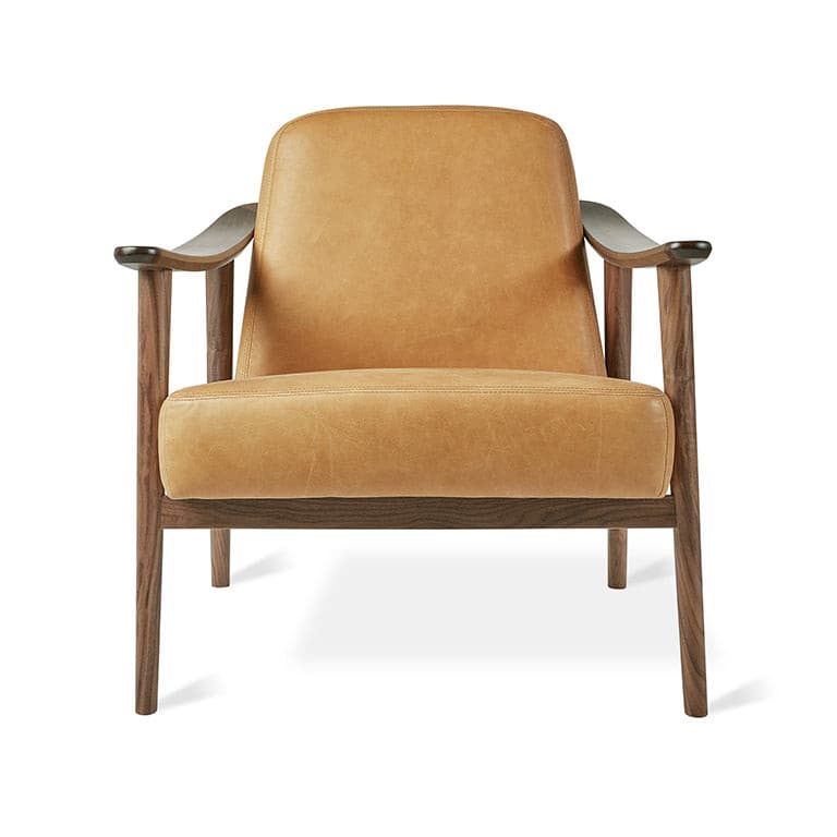Baltic Armchair (Canyon Whisky Leather/Walnut).