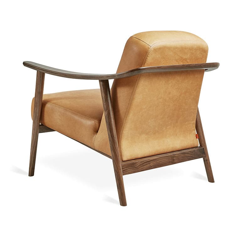 Baltic Armchair (Canyon Whisky Leather/Walnut).