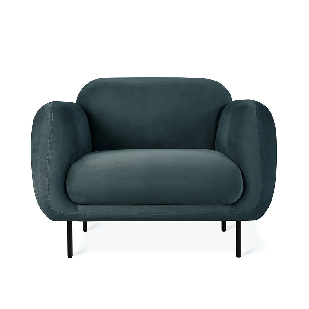 Nord Armchair (Casella Slate - Velvet).