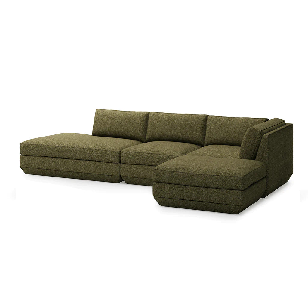Podium Modualr Sofa - Lounge Left (Copenhagen Terra).