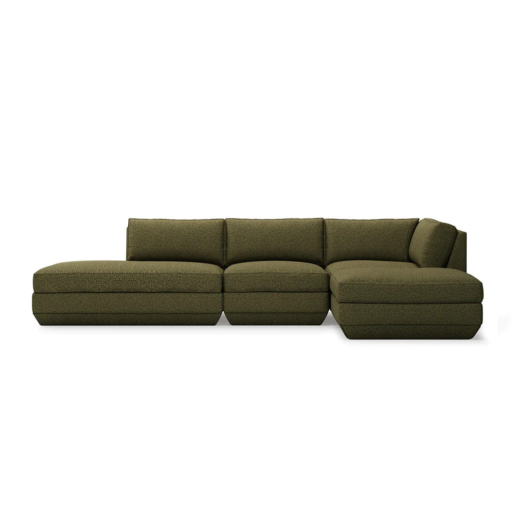 Podium Modualr Sofa - Lounge Left (Copenhagen Terra).