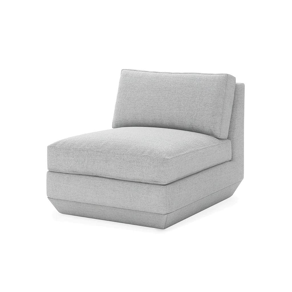 Podium Modualr Sofa - Armless (Bayview Silver).