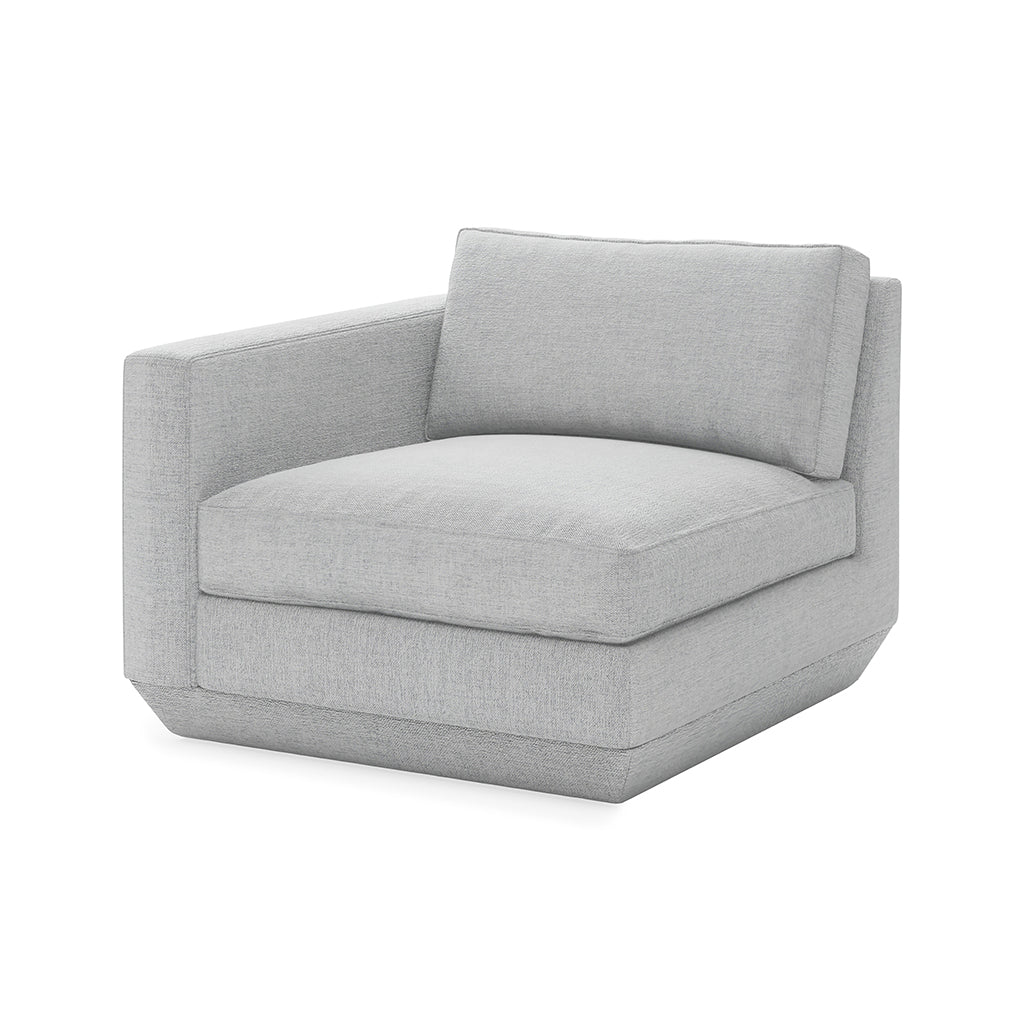 Podium Modualr Sofa - Arm Left (Bayview Silver).