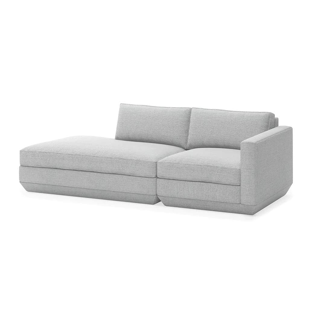 Podium Modualr Sofa - Lounge Left (Bayview Silver).