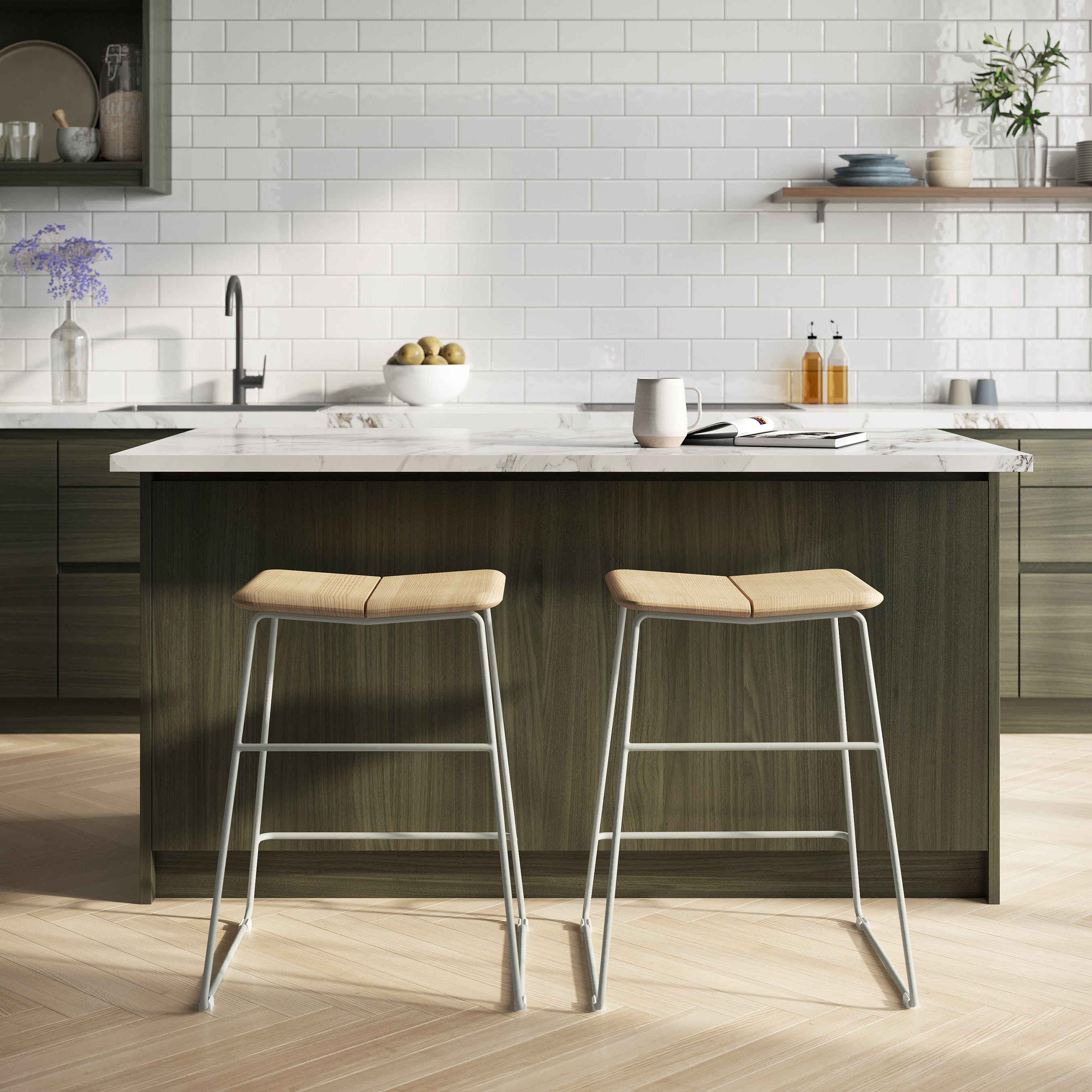 Aero Bar Stool (Sage).