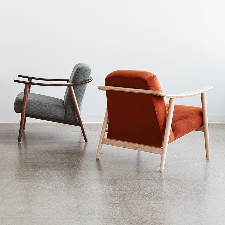 Baltic Armchair (Velvet Russet).