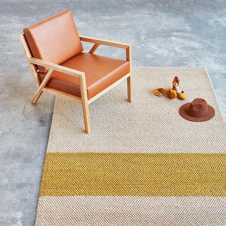 Truss Armchair (Cognac/Natural).