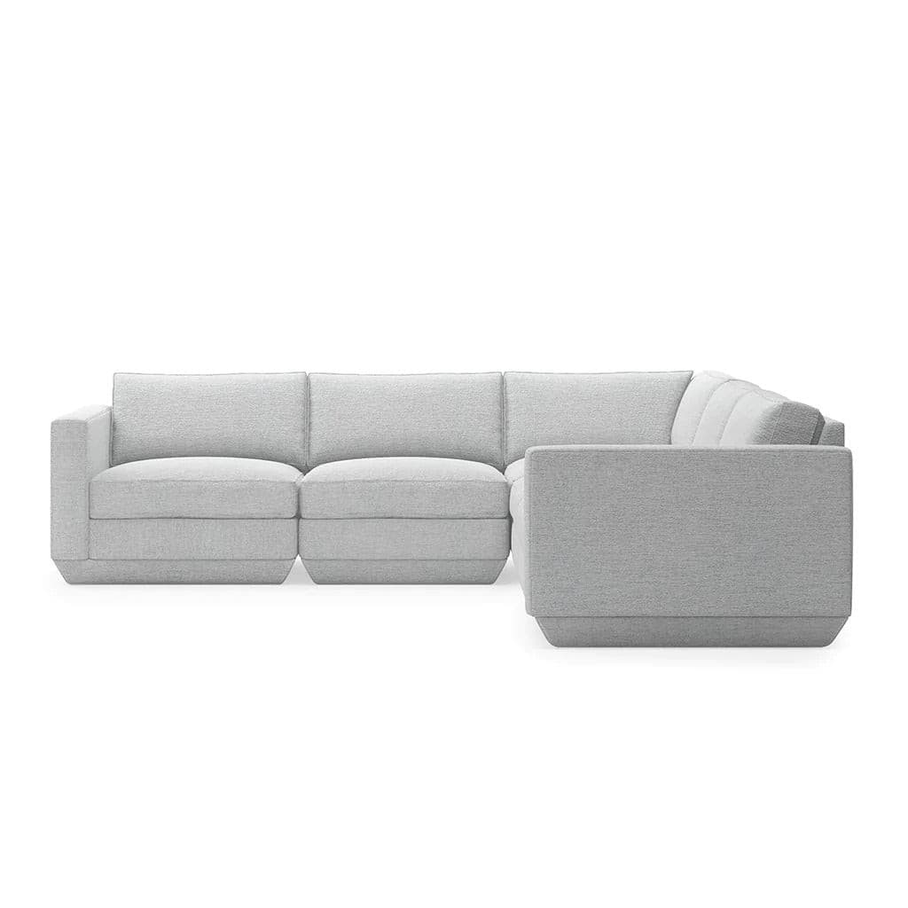 Podium Modualr Sofa - Armless (Bayview Silver).
