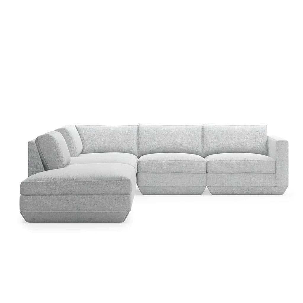 Podium Modualr Sofa - Armless (Bayview Silver).