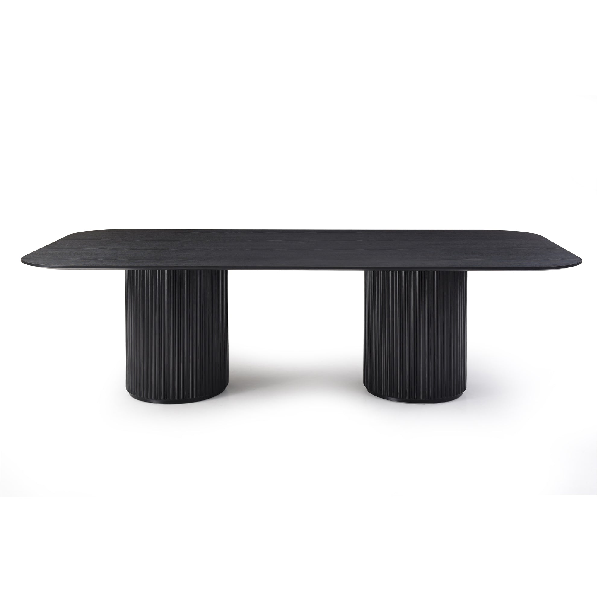 Lantine Dining Table (Black Oak).