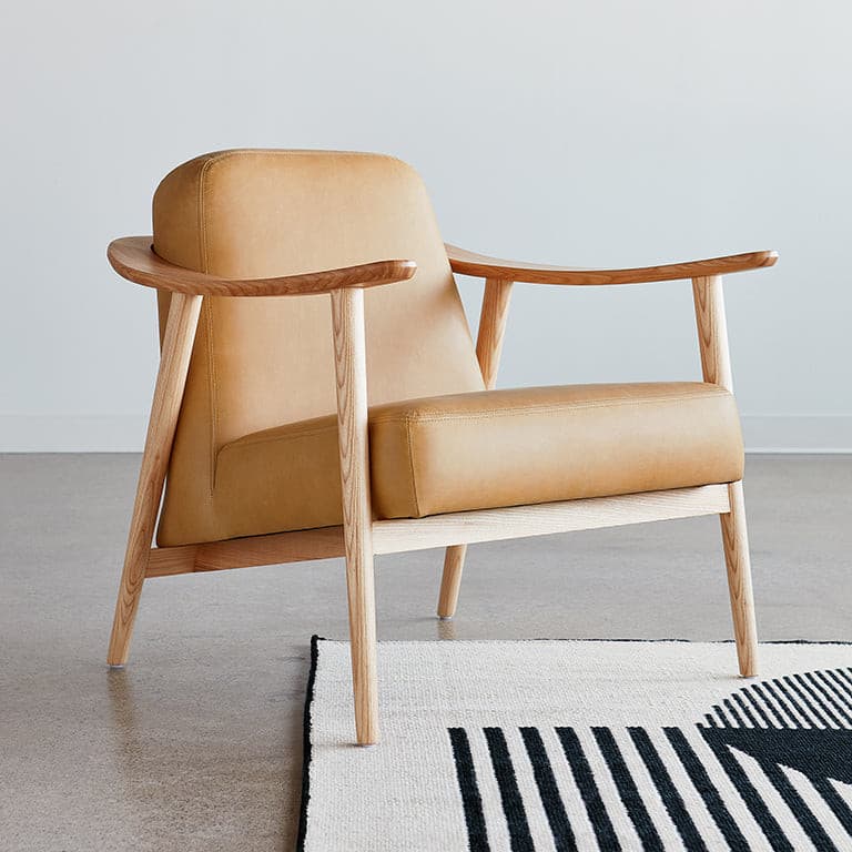 Baltic Armchair (Canyon Whisky Leather/Ash).