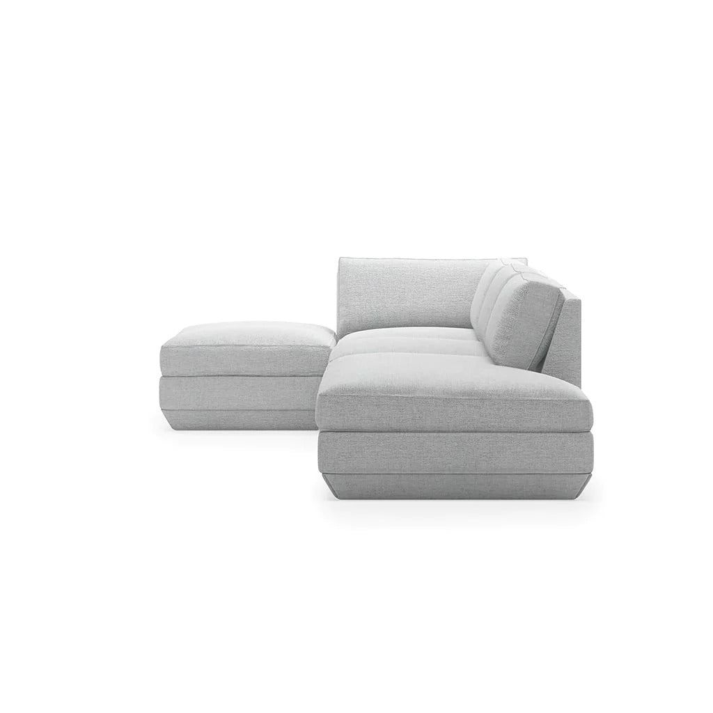 Podium Ottoman (Bayview Silver).