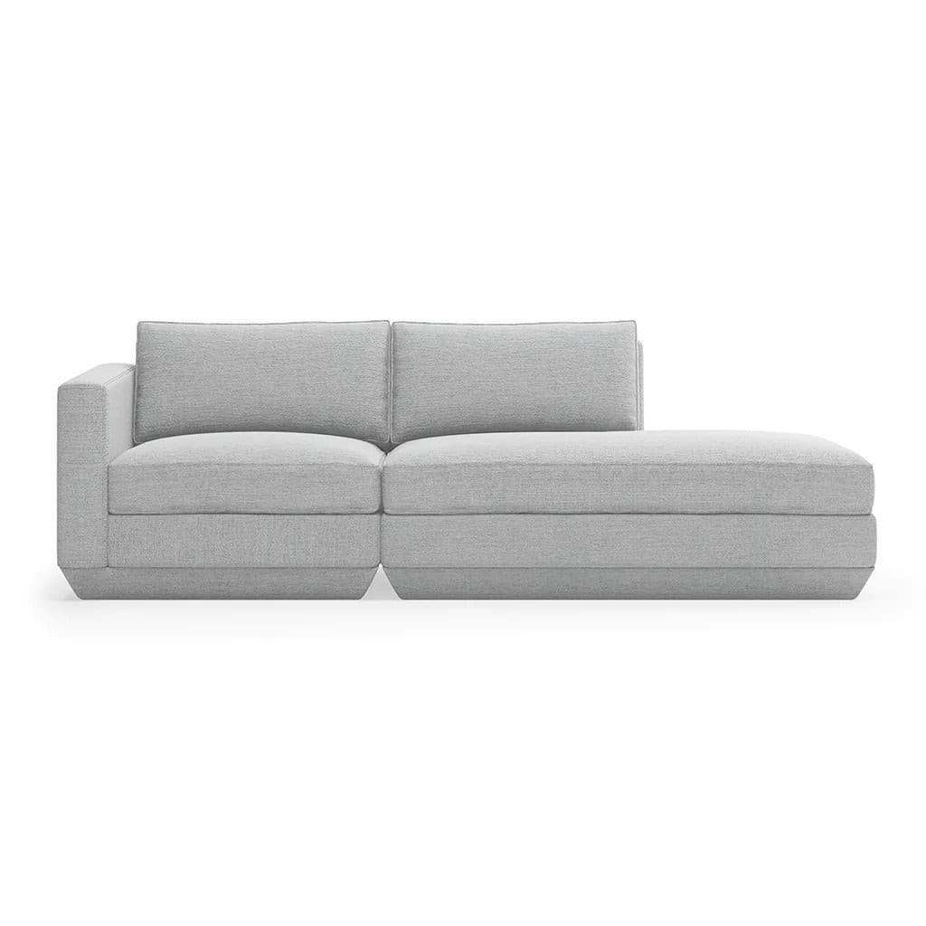 Podium Modualr Sofa - Lounge Right (Bayview Silver).