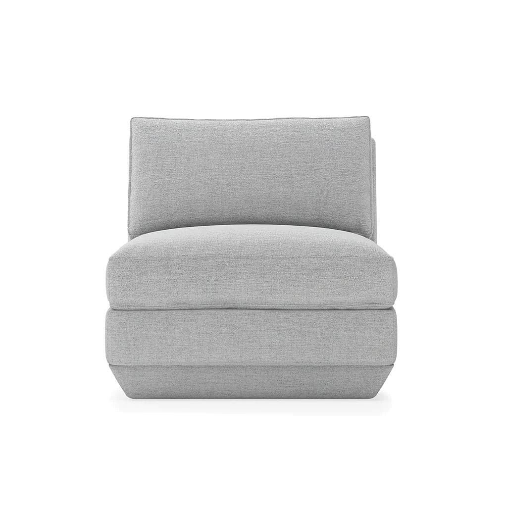Podium Modualr Sofa - Armless (Bayview Silver).