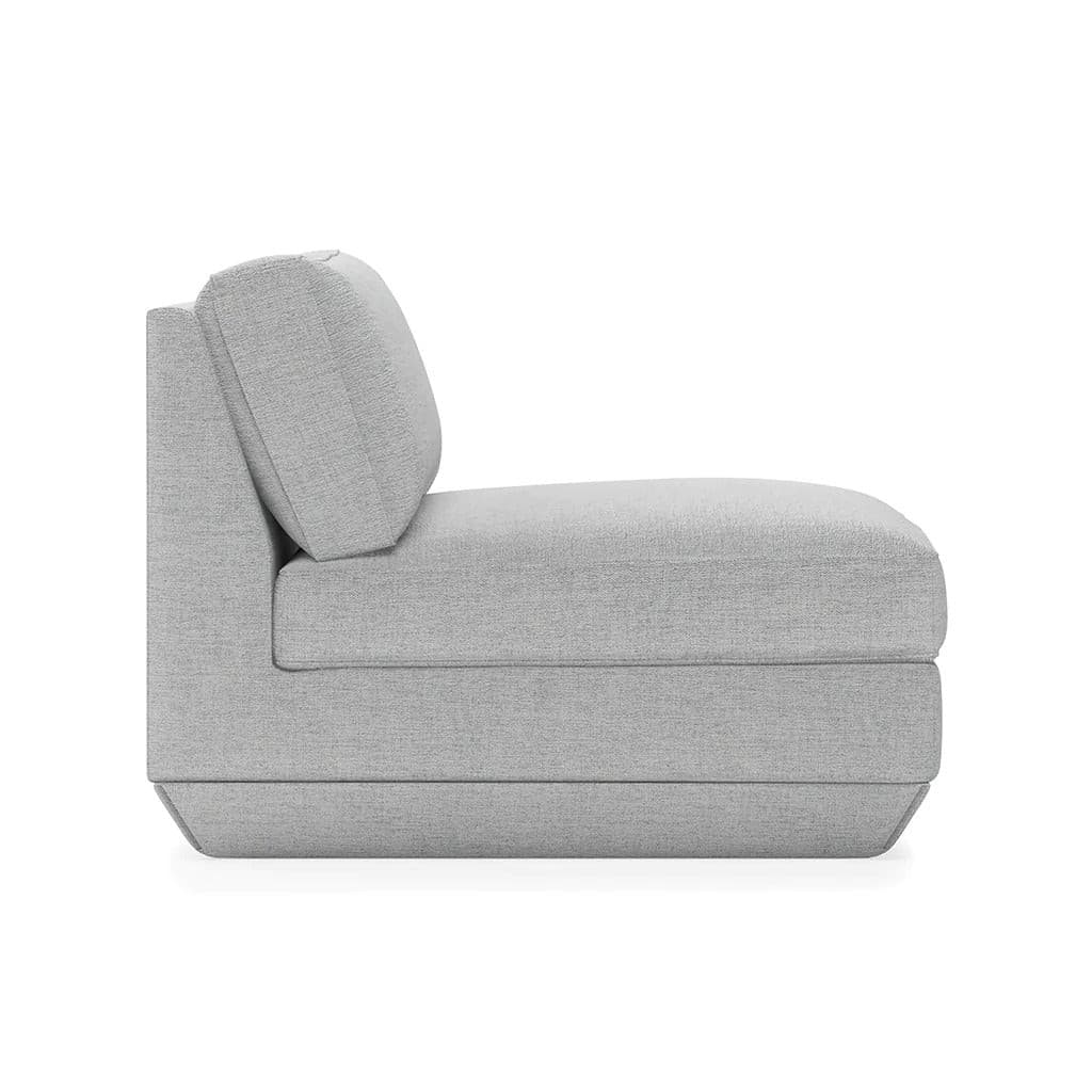Podium Modualr Sofa - Armless (Bayview Silver).