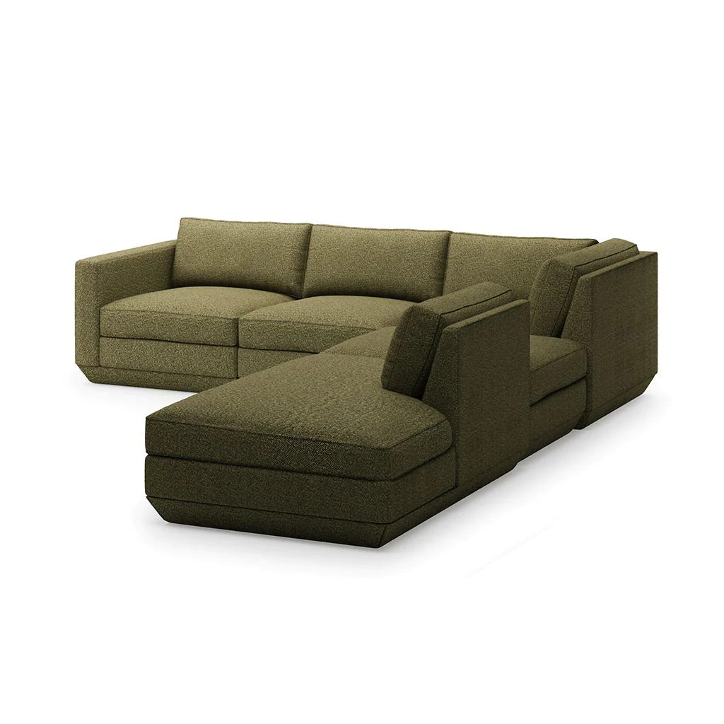 Podium Modualr Sofa - Lounge Right (Copenhagen Terra).